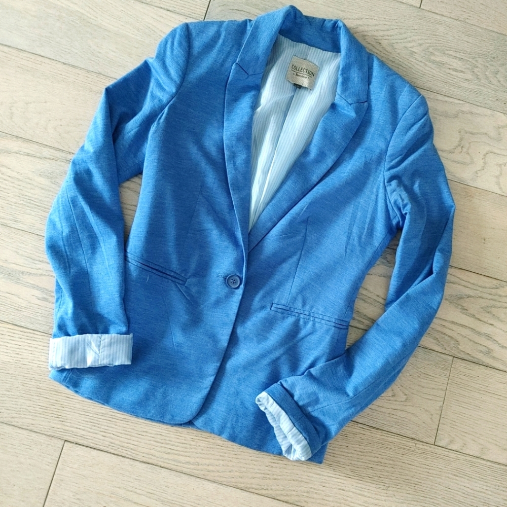 Bershka blue blazer size small